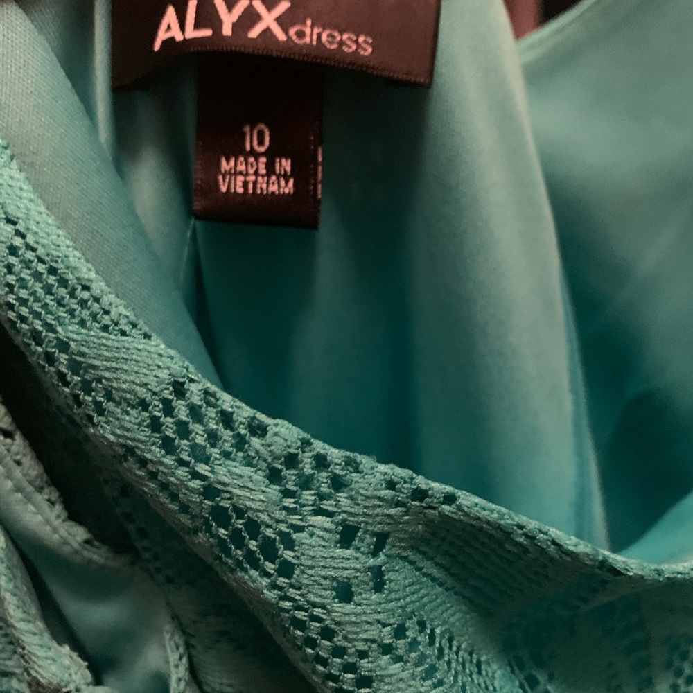 Alyx teal lace dress - Picture 4 of 7